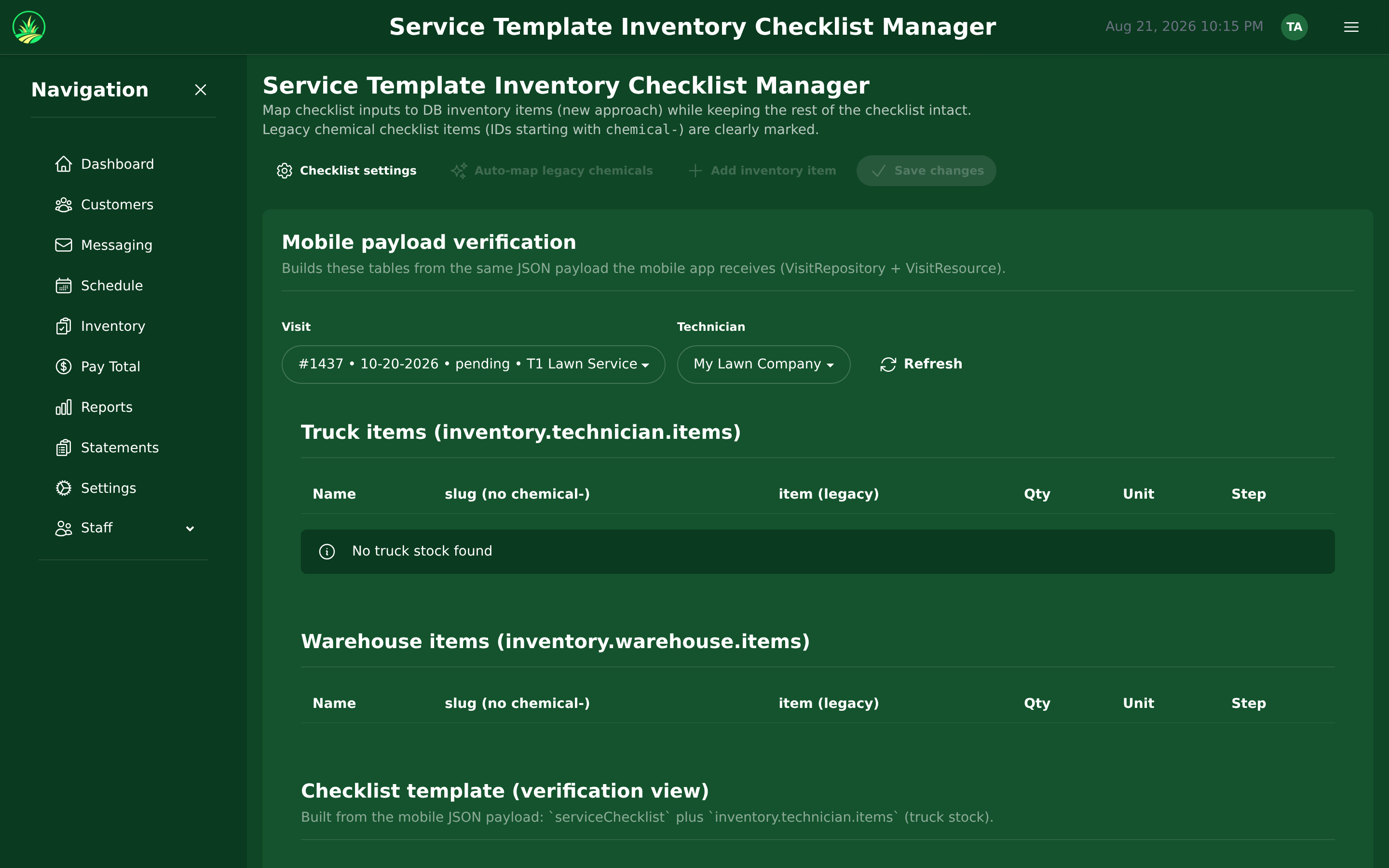 Telling a service which supplies it uses